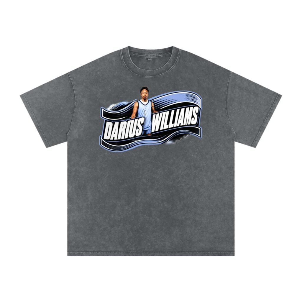 Darius Williams Snow Washed Oversized TEE
