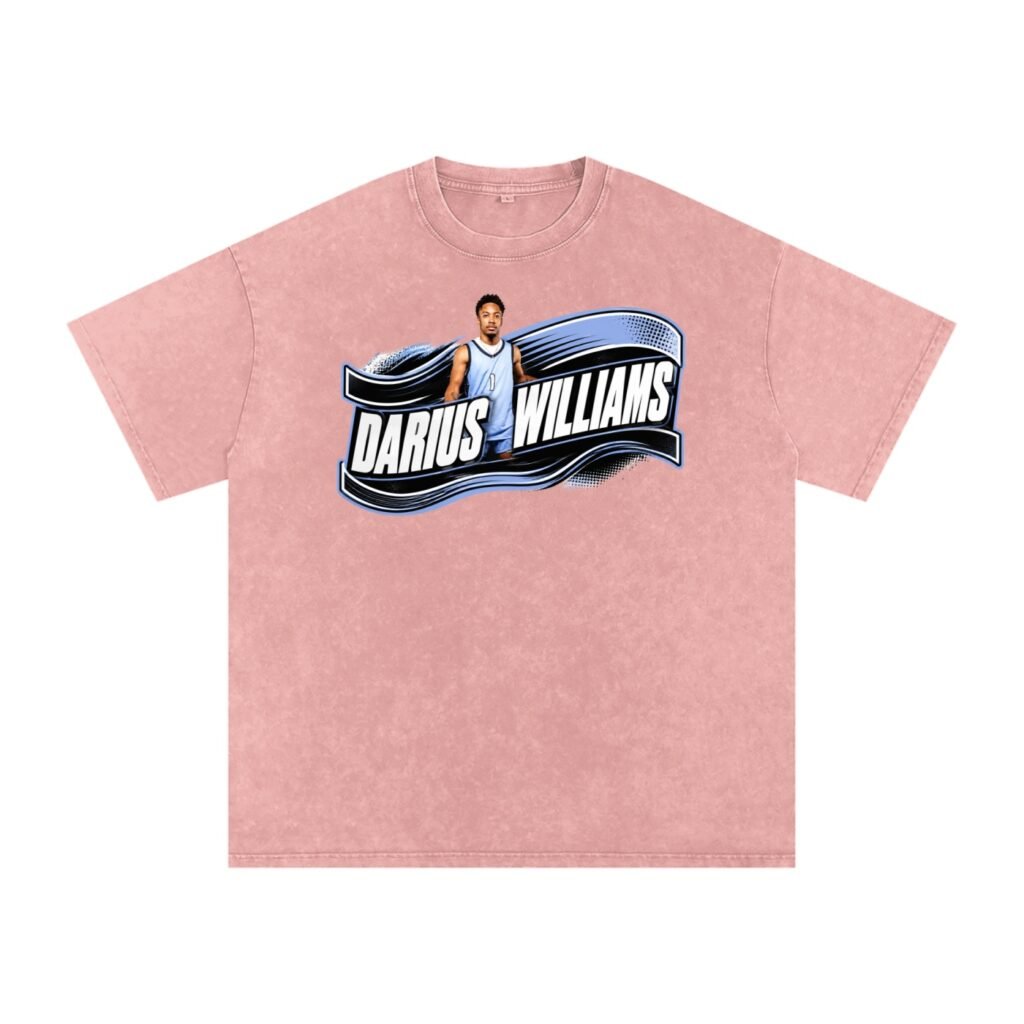 Darius Williams Snow Washed Oversized TEE