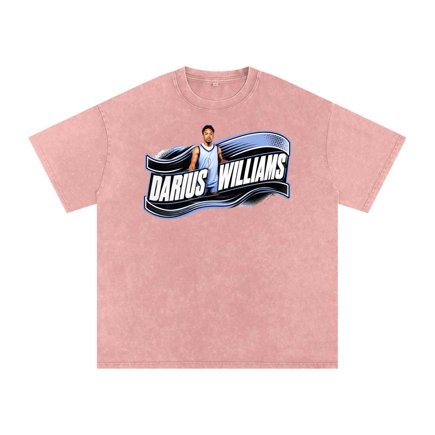 Darius Williams Snow Washed Oversized TEE - Image 5