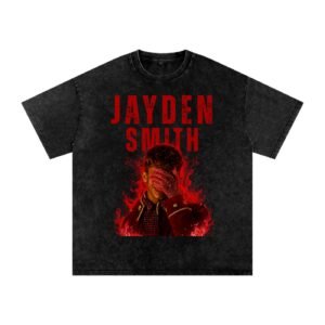Jayden Smith Snow Washed Oversized TEE - Image 1