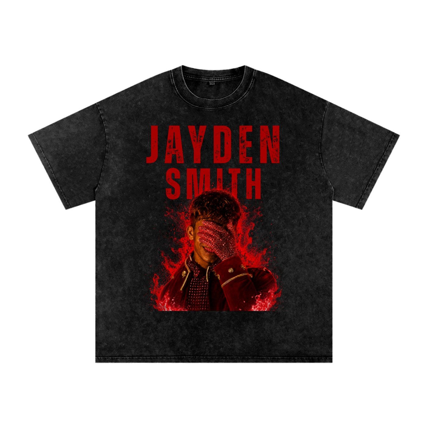 Jayden Smith Snow Washed Oversized TEE - Image 1