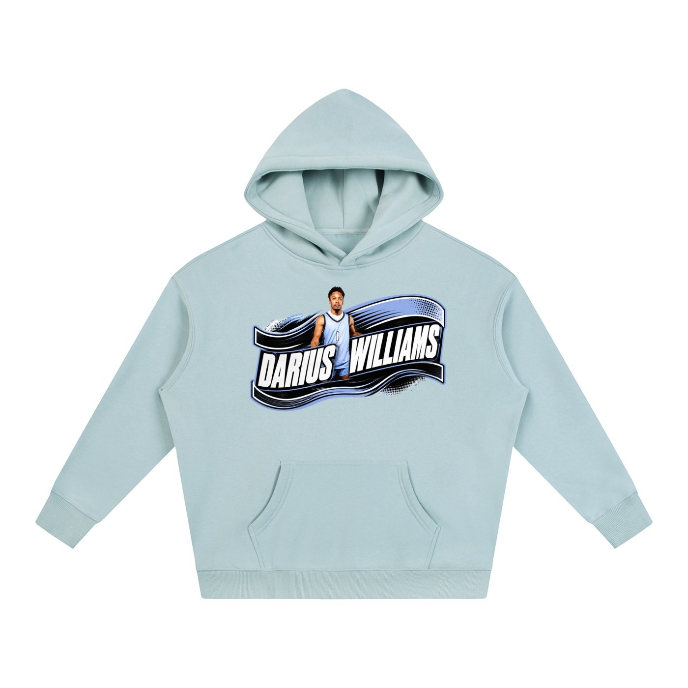 Darius Williams Oversize Fleeced Hoodie - Image 3