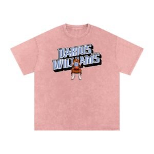 Darius Williams Snow Washed Oversized TEE - Image 5