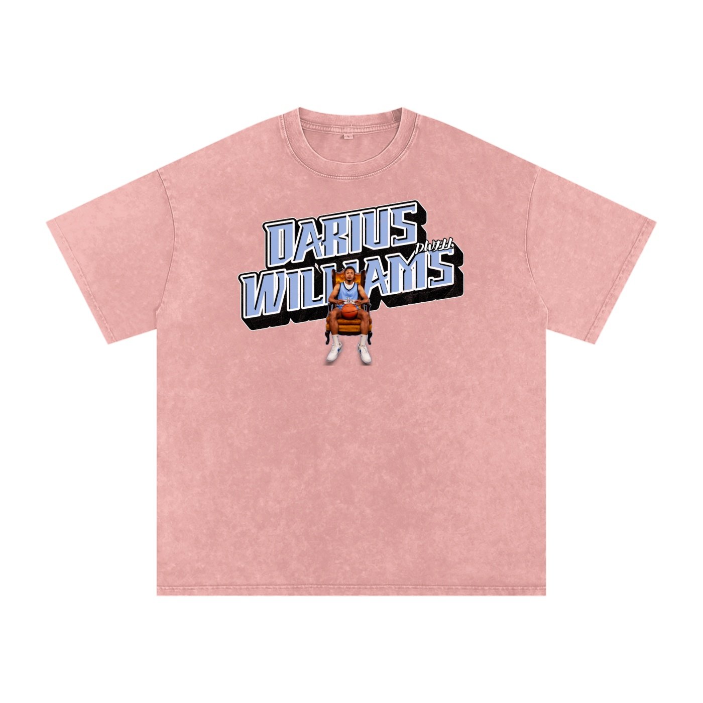 Darius Williams Snow Washed Oversized TEE - Image 5