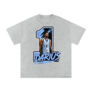 Darius Williams Snow Washed Oversized TEE - Image 3