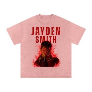 Jayden Smith Snow Washed Oversized TEE - Image 5