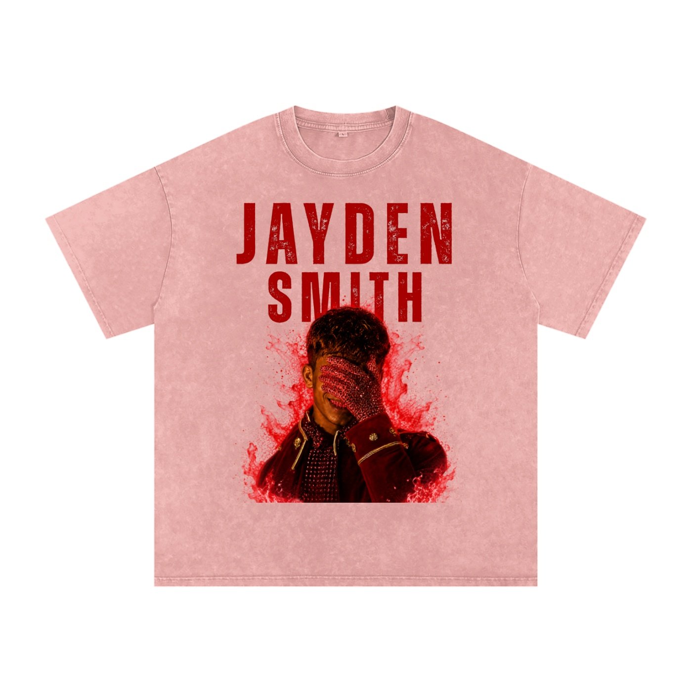 Jayden Smith Snow Washed Oversized TEE - Image 5