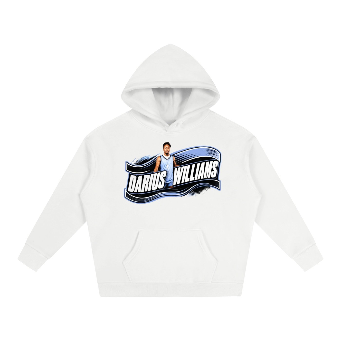 Darius Williams Oversize Fleeced Hoodie - Image 2
