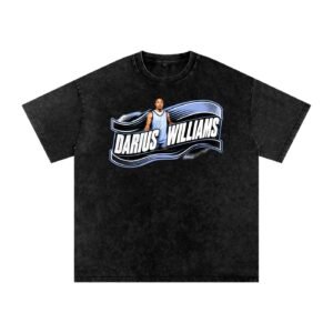 Darius Williams Snow Washed Oversized TEE - Image 1