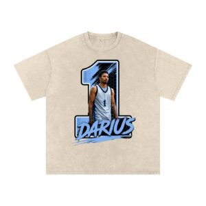 Darius Williams Snow Washed Oversized TEE - Image 2