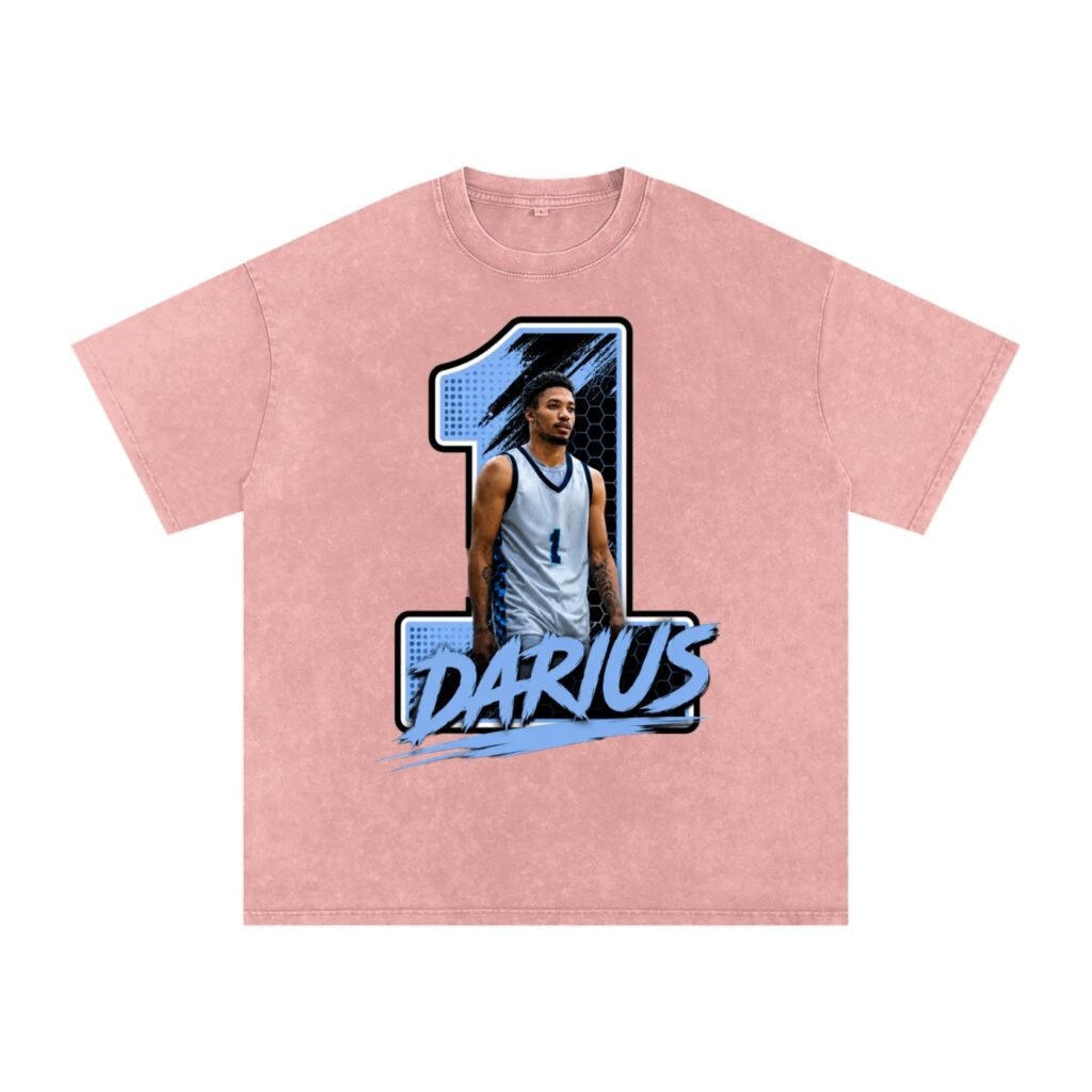 Darius Williams Snow Washed Oversized TEE