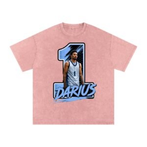 Darius Williams Snow Washed Oversized TEE - Image 5
