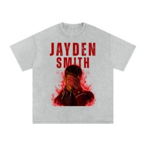 Jayden Smith Snow Washed Oversized TEE - Image 3