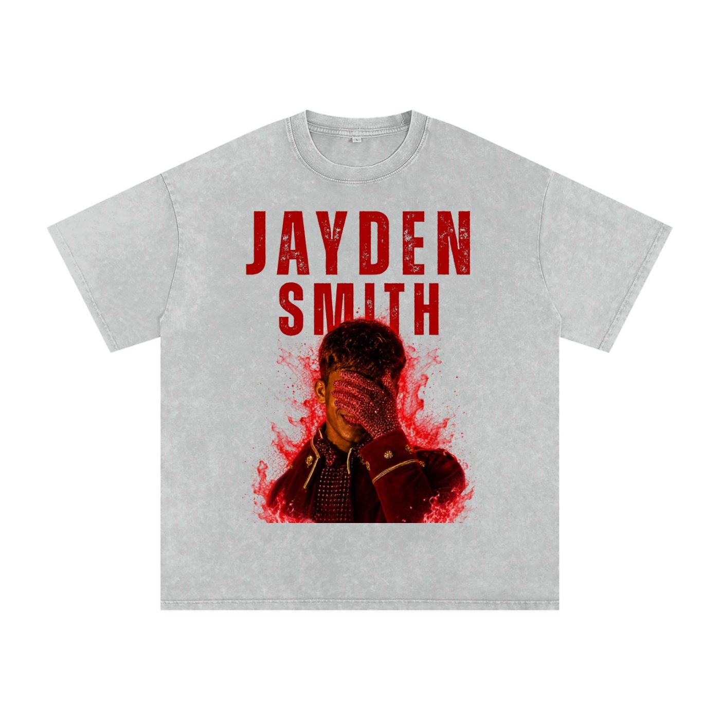 Jayden Smith Snow Washed Oversized TEE - Image 3