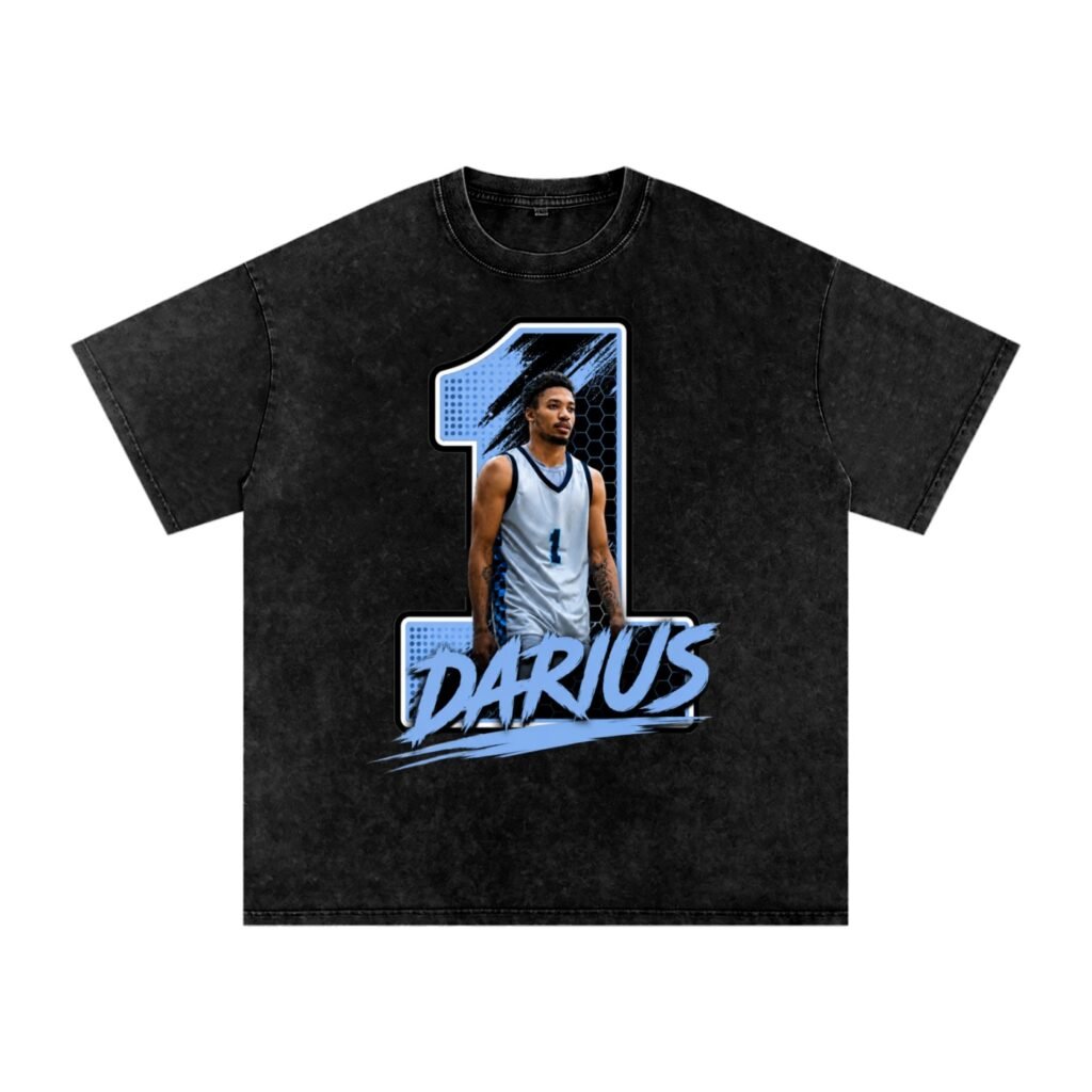 Darius Williams Snow Washed Oversized TEE