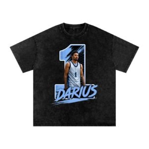 Darius Williams Snow Washed Oversized TEE - Image 1