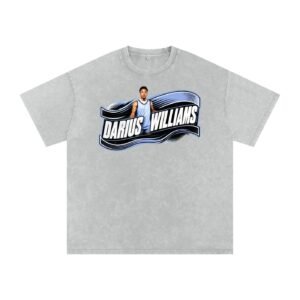 Darius Williams Snow Washed Oversized TEE - Image 3