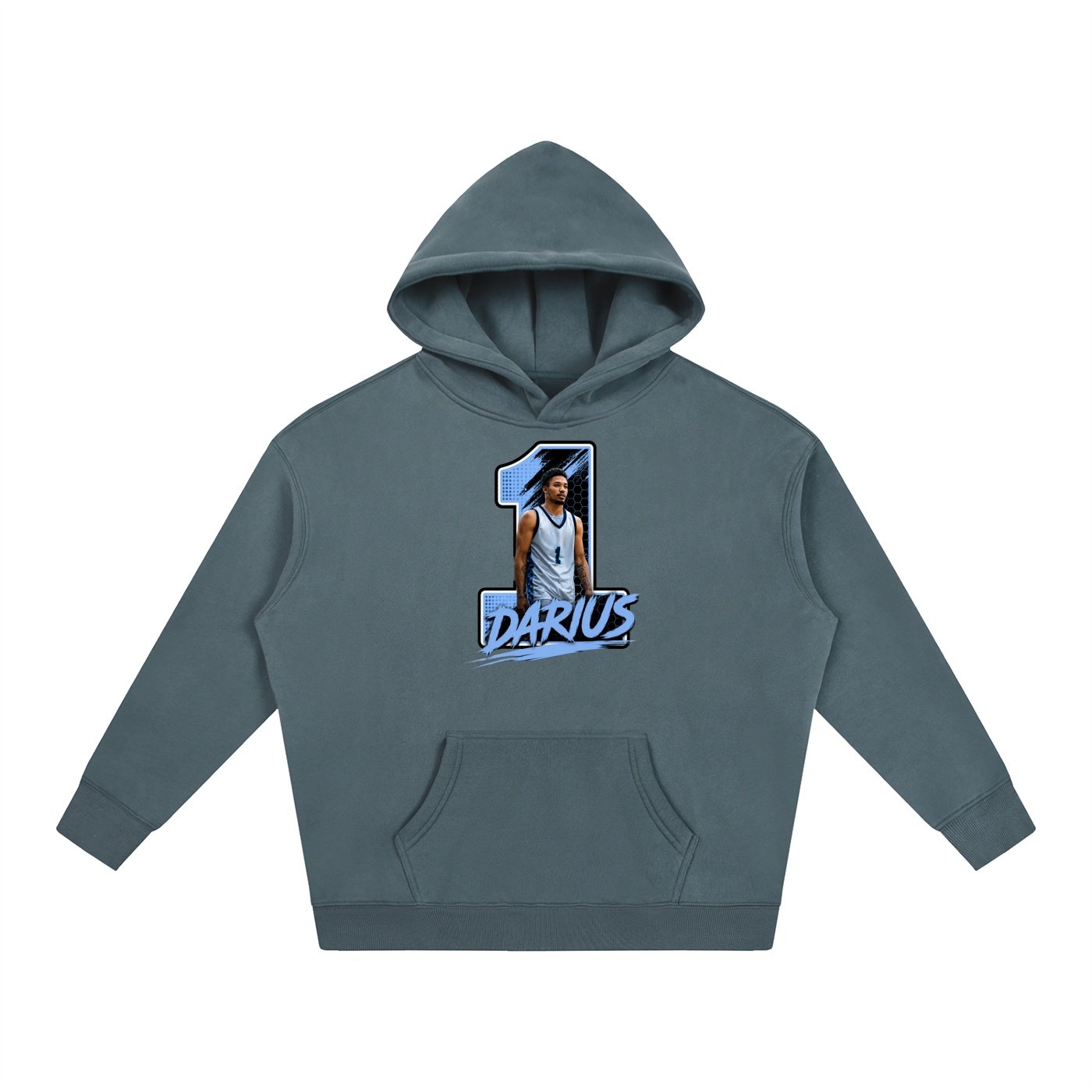Darius Williams Oversize Fleeced Hoodie - Image 4