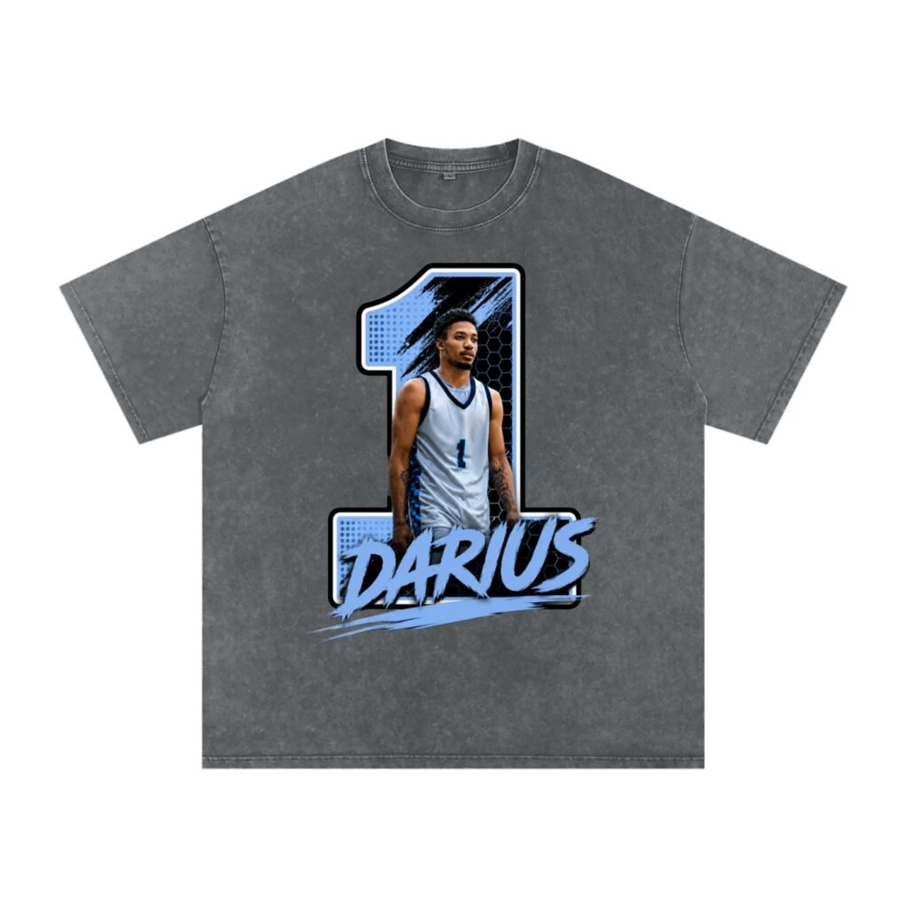 Darius Williams Snow Washed Oversized TEE