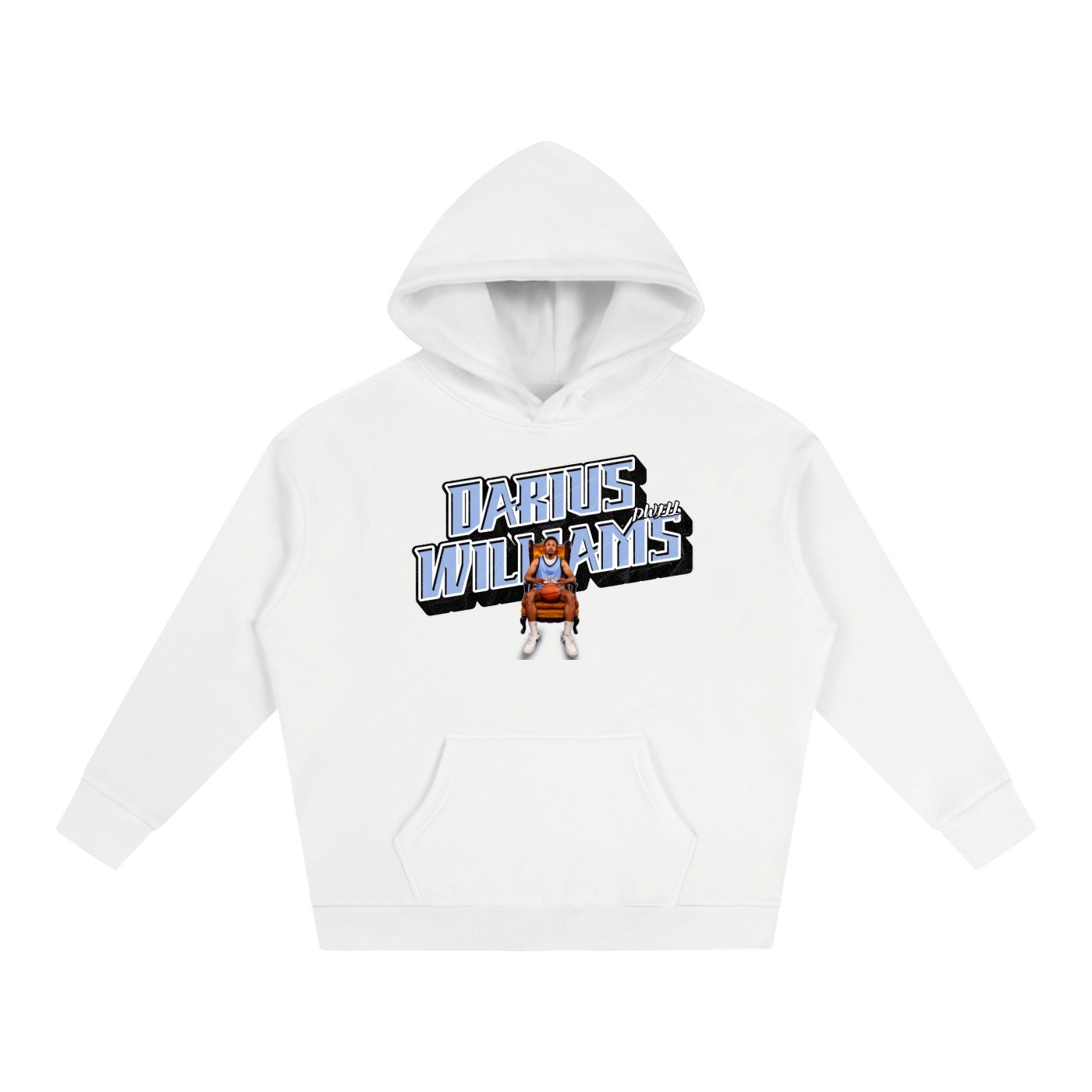 Darius Williams Oversize Fleeced Hoodie - Image 2