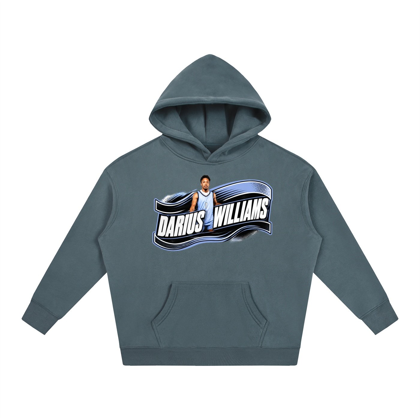Darius Williams Oversize Fleeced Hoodie - Image 4