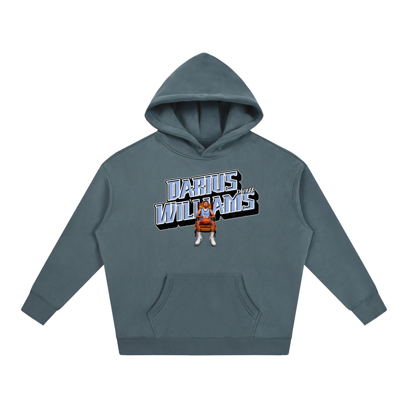 Darius Williams Oversize Fleeced Hoodie - Image 4
