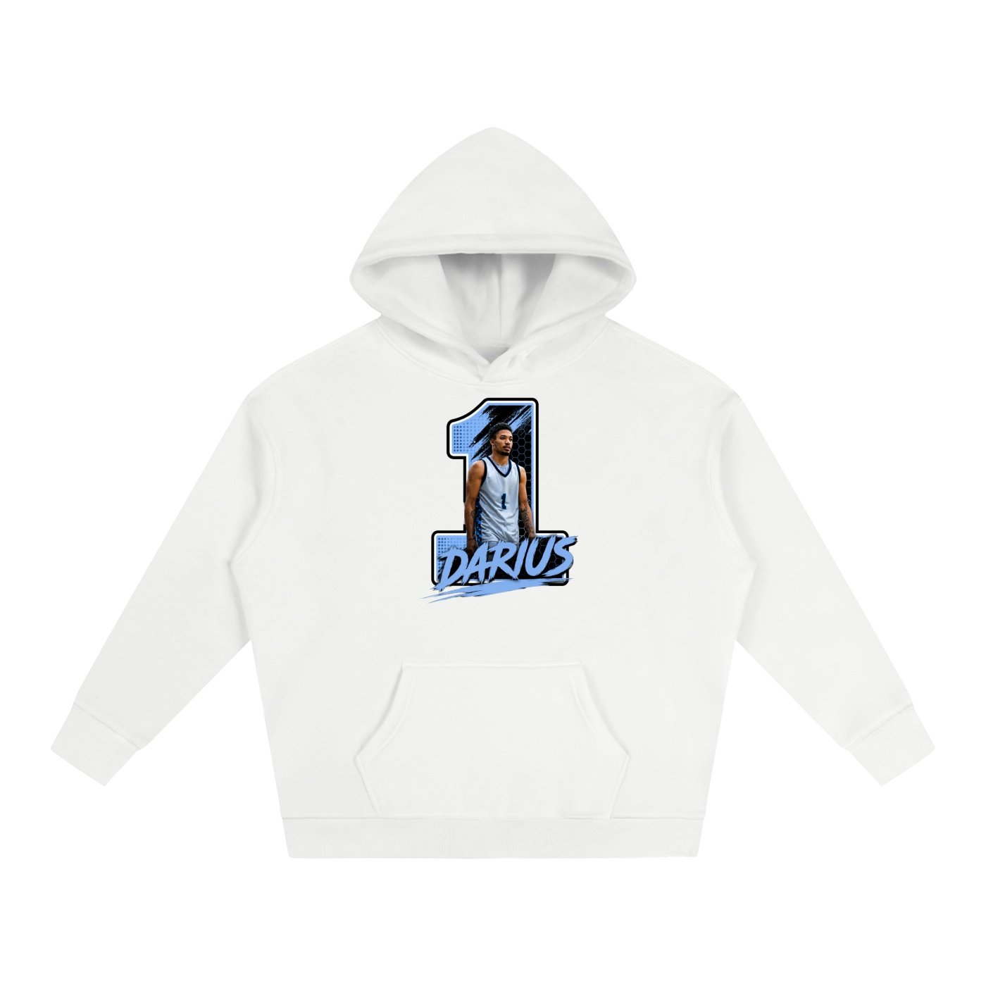 Darius Williams Oversize Fleeced Hoodie - Image 2