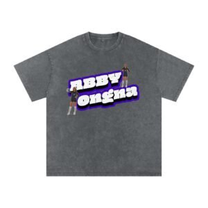 Abby Ongna Snow Washed Oversized TEE - Image 4