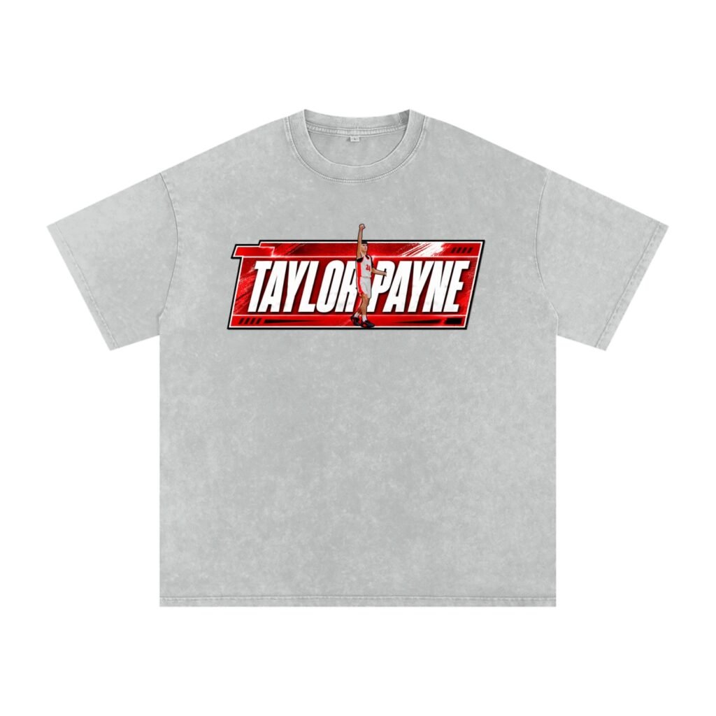 Taylor payne Snow Washed Oversized TEE