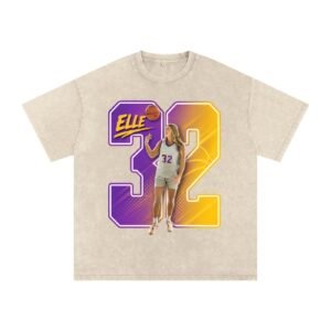 Elle Jo Johnson Snow Washed Oversized TEE - Image 2