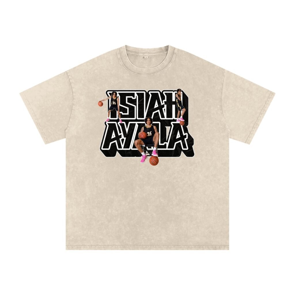Isiah Ayala Snow Washed Oversized TEE