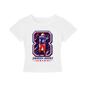 Zamien Lee Mayes Women's CropTop - Image 2