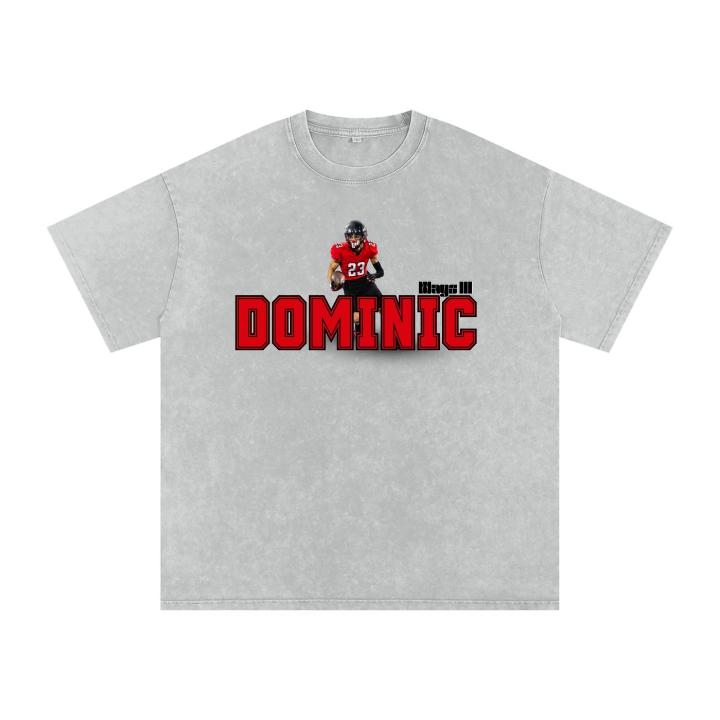 Dominic Mays III Snow Washed Oversized TEE - Image 3