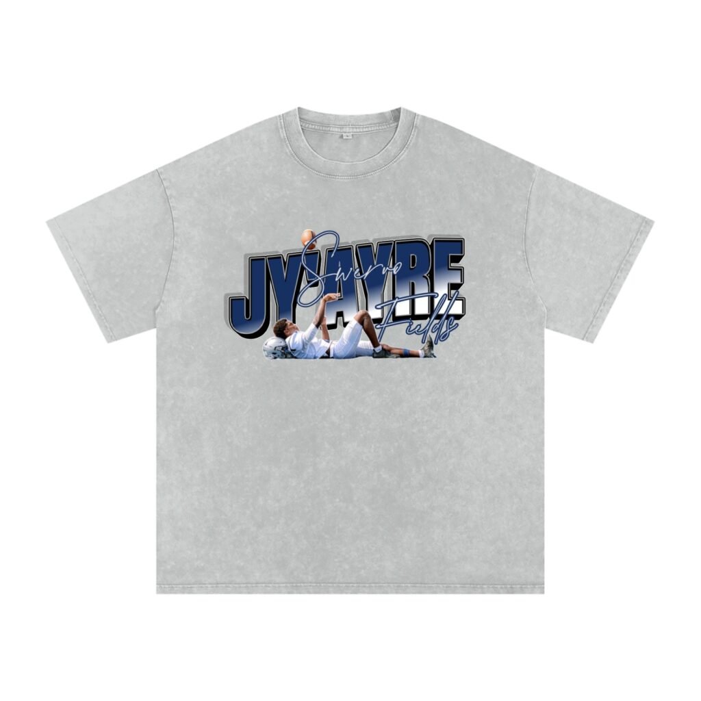 Jy'ayre Fields Snow Washed Oversized TEE