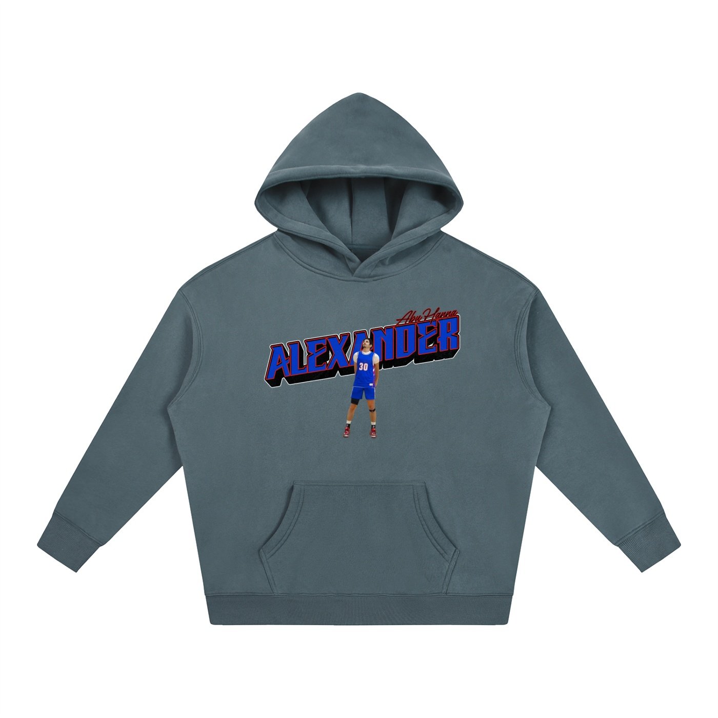 Alexander Abu Hanna Oversize Fleeced Hoodie - Image 4