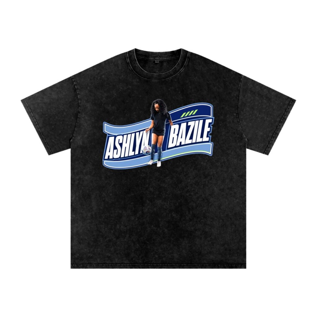 Ashlyn Bazile Snow Washed Oversized TEE