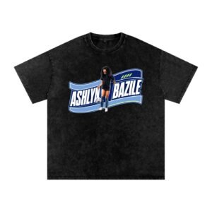Ashlyn Bazile Snow Washed Oversized TEE - Image 1