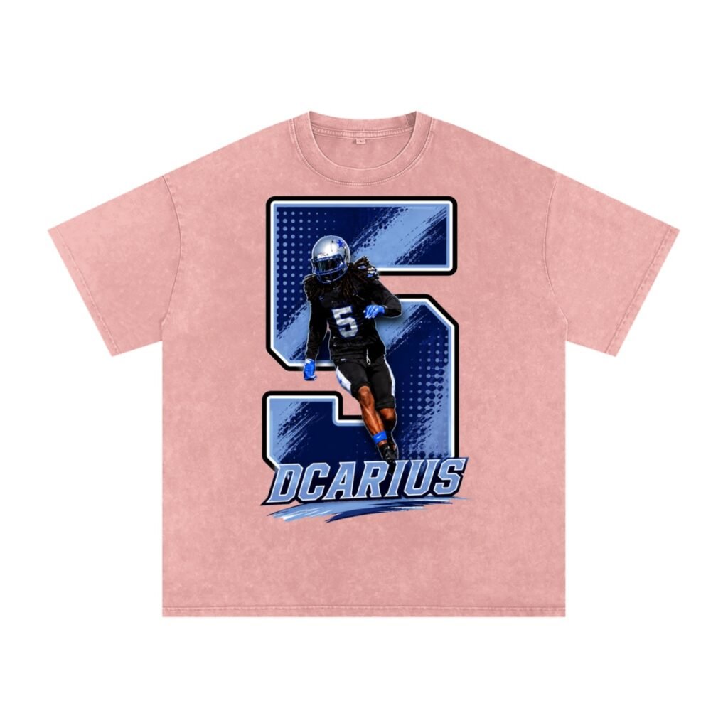 Dcarius Davis Snow Washed Oversized TEE