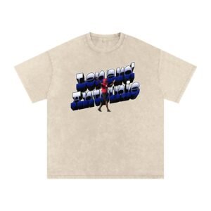 Lenard Antoine Snow Washed Oversized TEE - Image 2