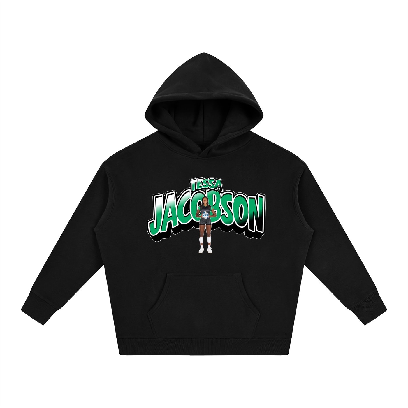 Tessa Jacobson Oversize Fleeced Hoodie - Image 1