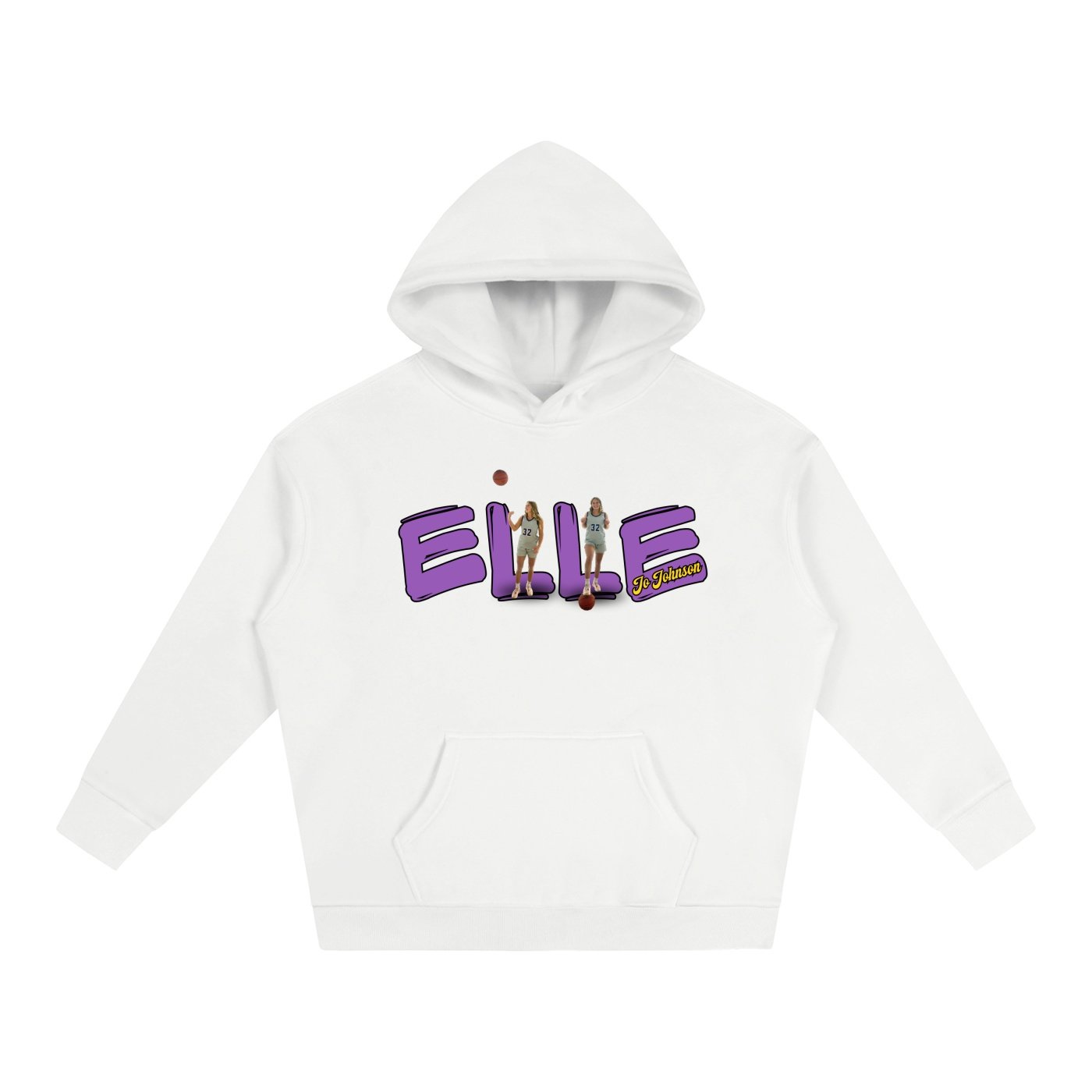 Elle Jo Johnson Oversize Fleeced Hoodie - Image 2