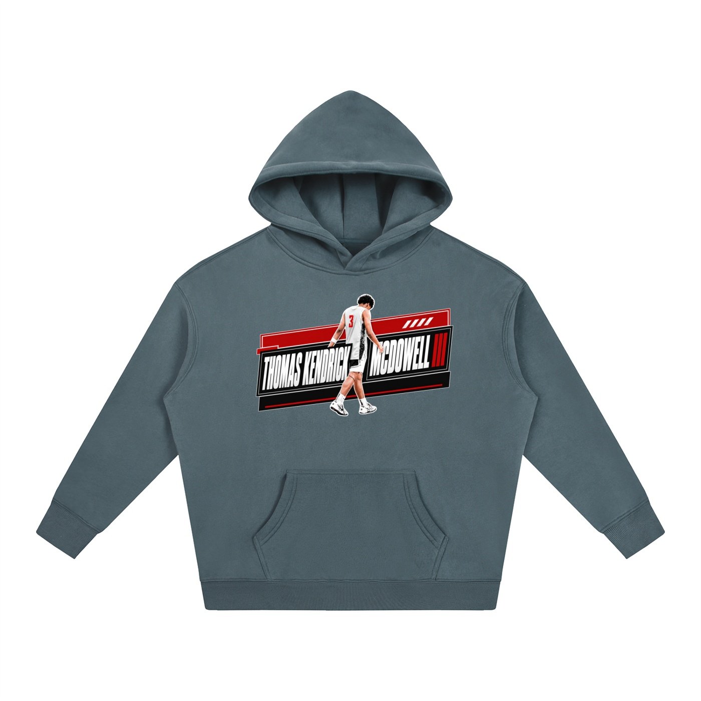 Thomas Kendrick McDowell III Oversize Fleeced Hoodie - Image 4