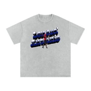Lenard Antoine Snow Washed Oversized TEE - Image 3