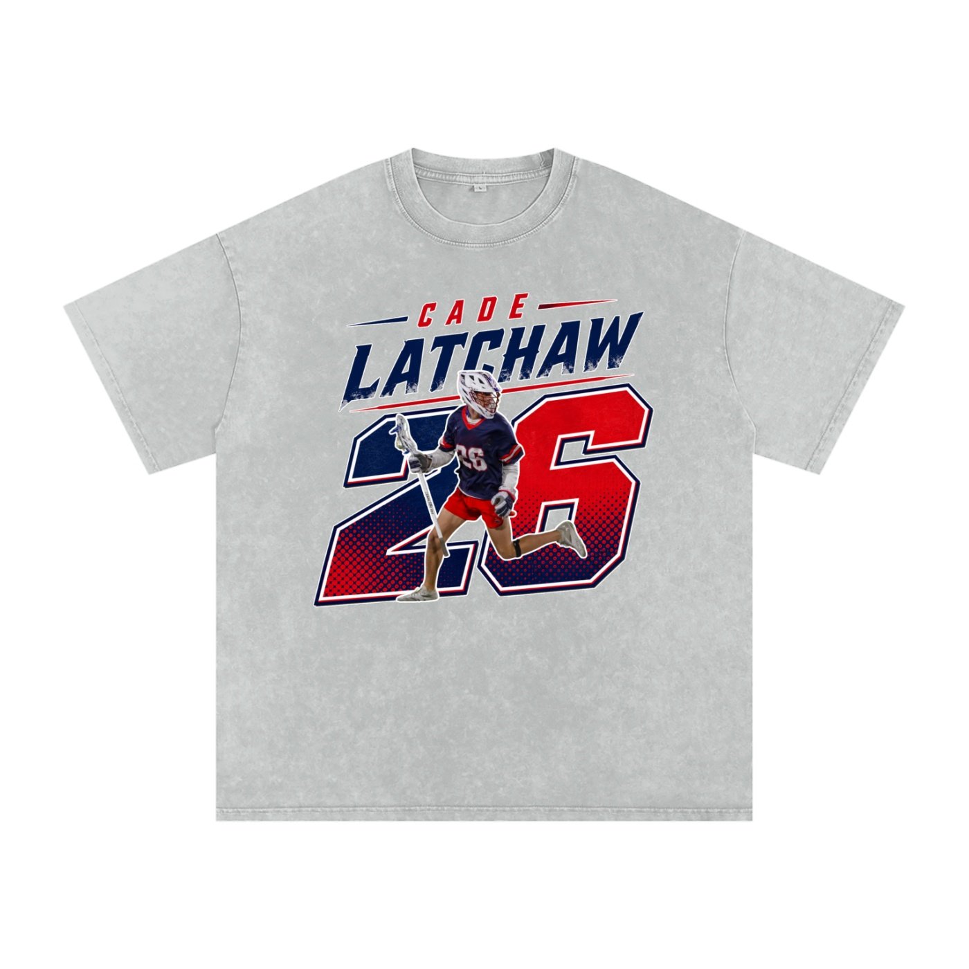 Cade Latchaw Snow Washed Oversized TEE - Image 3