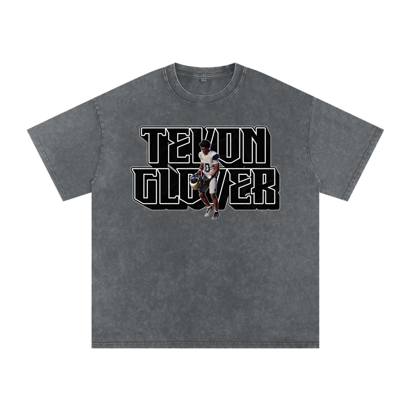 Tevon glover Snow Washed Oversized TEE - Image 4