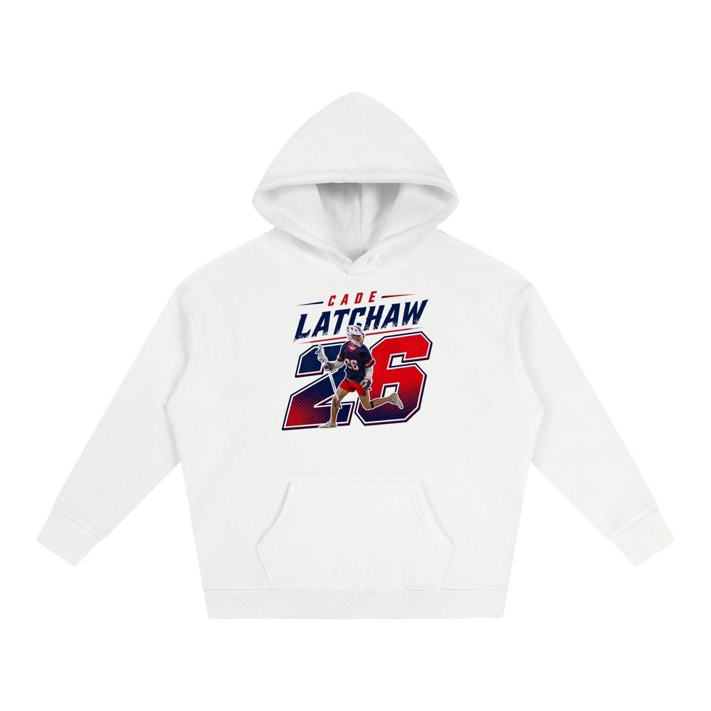 Cade Latchaw Oversize Fleeced Hoodie - Image 2