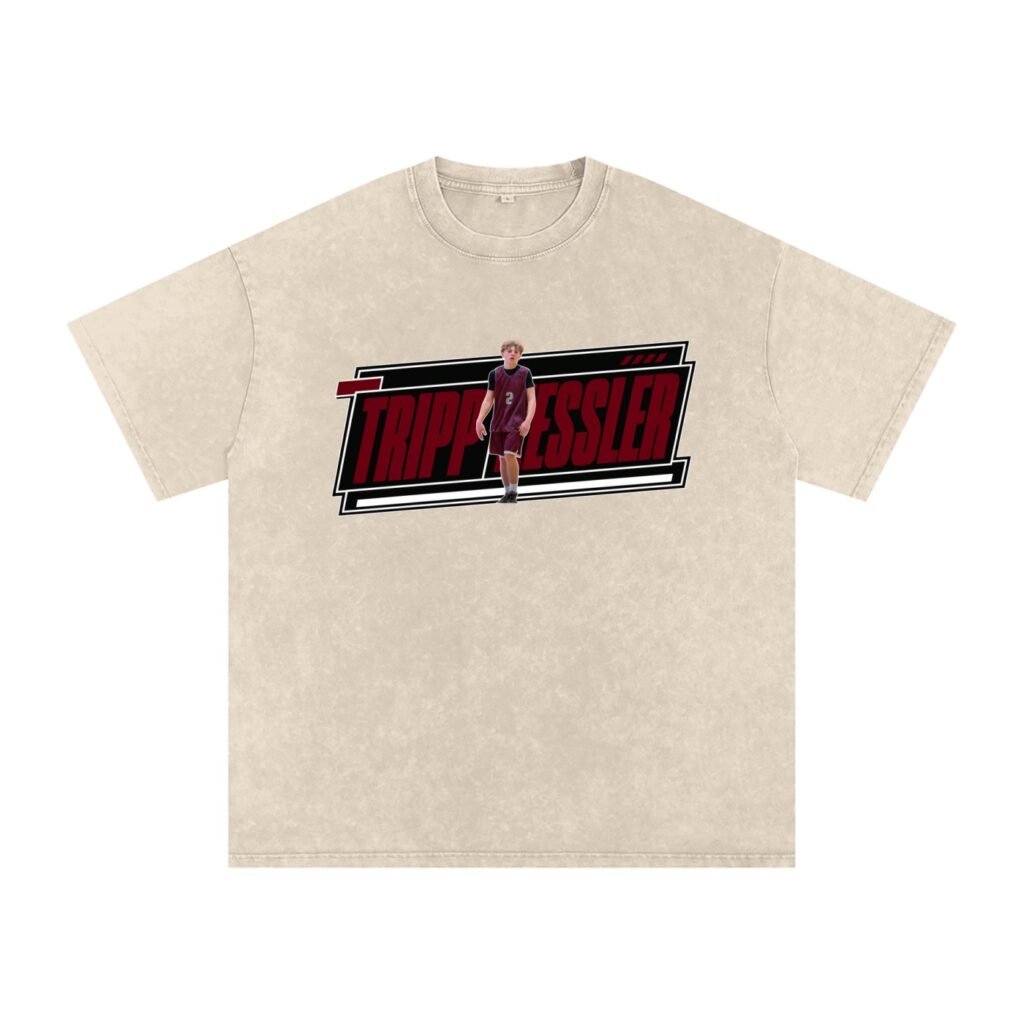 Tripp Kessler Snow Washed Oversized TEE
