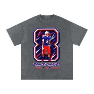 Zamien Lee Mayes Snow Washed Oversized TEE - Image 4
