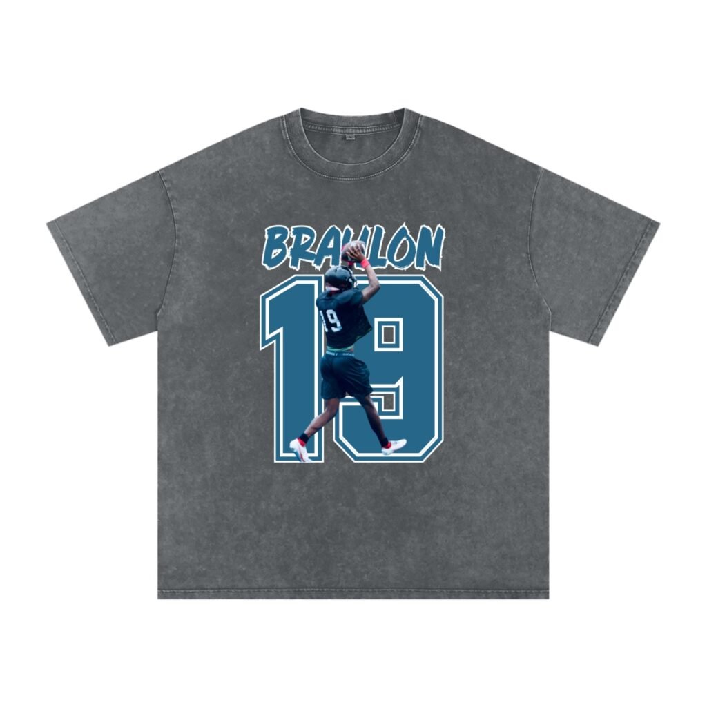 Braylon Snow Washed Oversized TEE