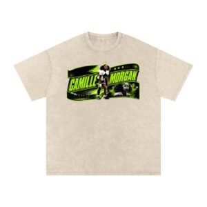 Camille Morgan Snow Washed Oversized TEE - Image 2